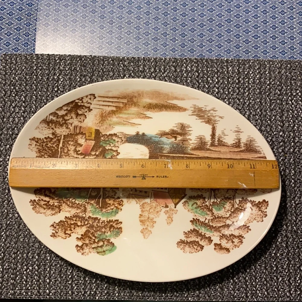 Nasco Holiday Large Serving Plate